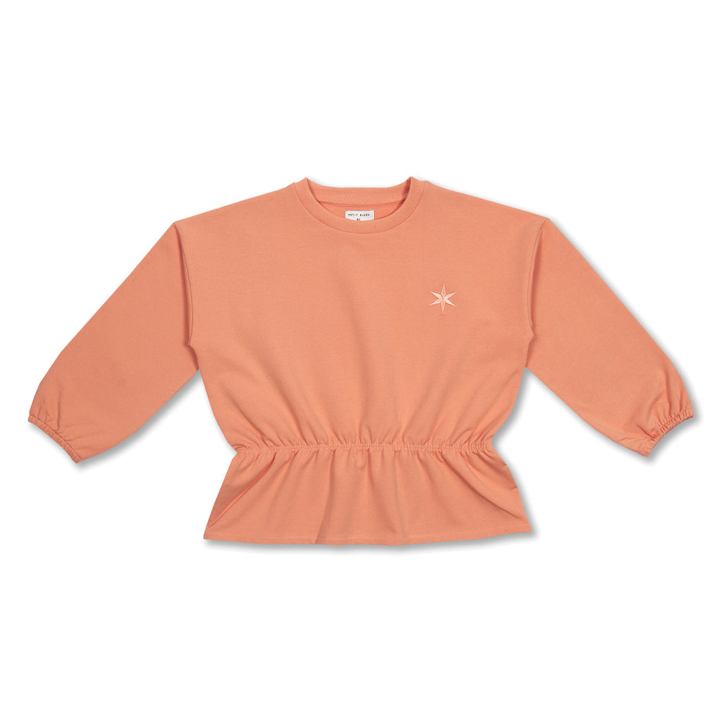 Boxy Ruffle Sweater | Canyon Sunset