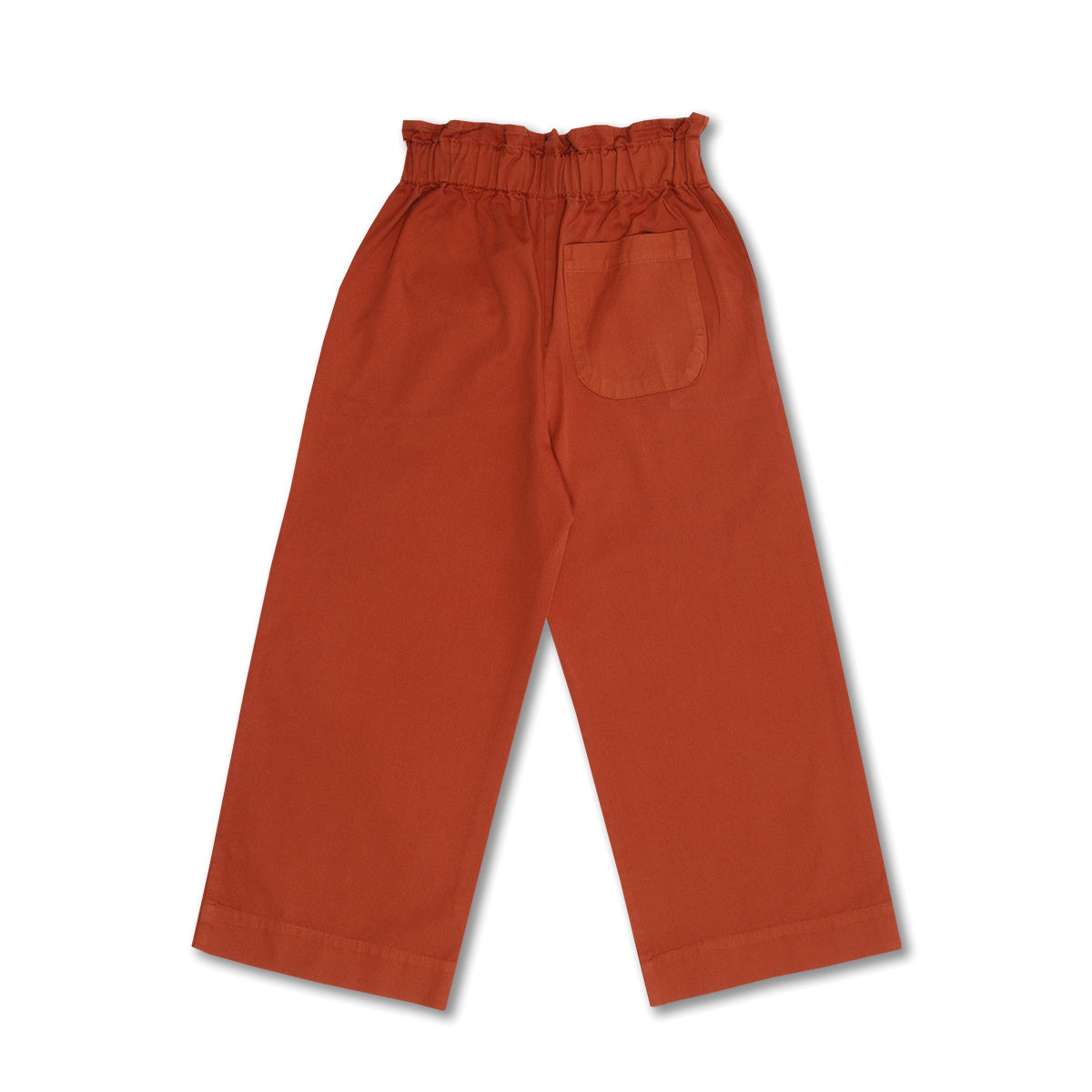 Wide Ruffle Pants | Bombay Brown