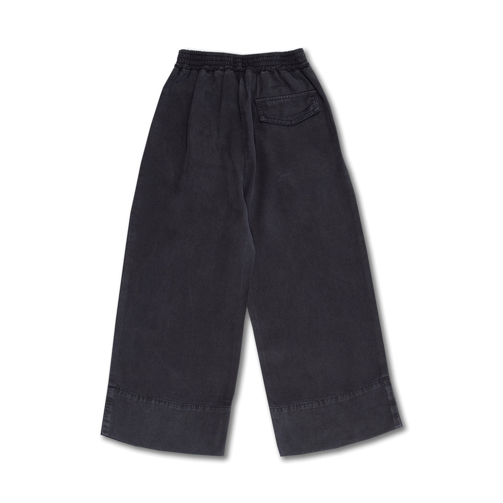 Wide Leg Pants | Washed Pirate Black