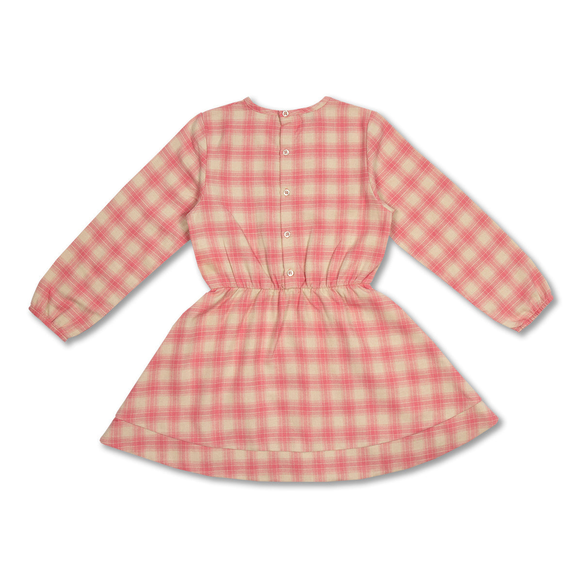 Swing Dress | Check Rosette