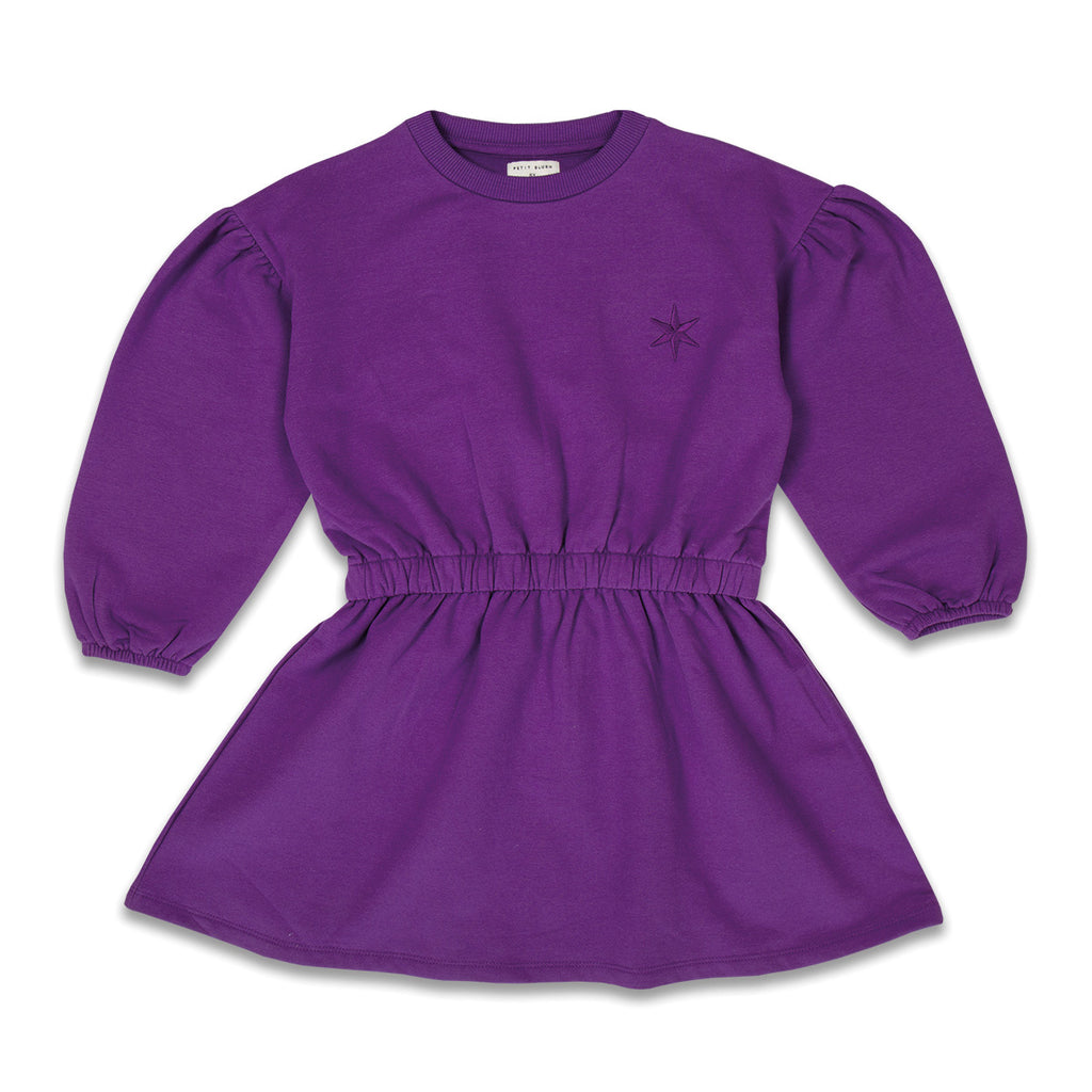 Skater Dress Balloon Sleeve | Purple Dream