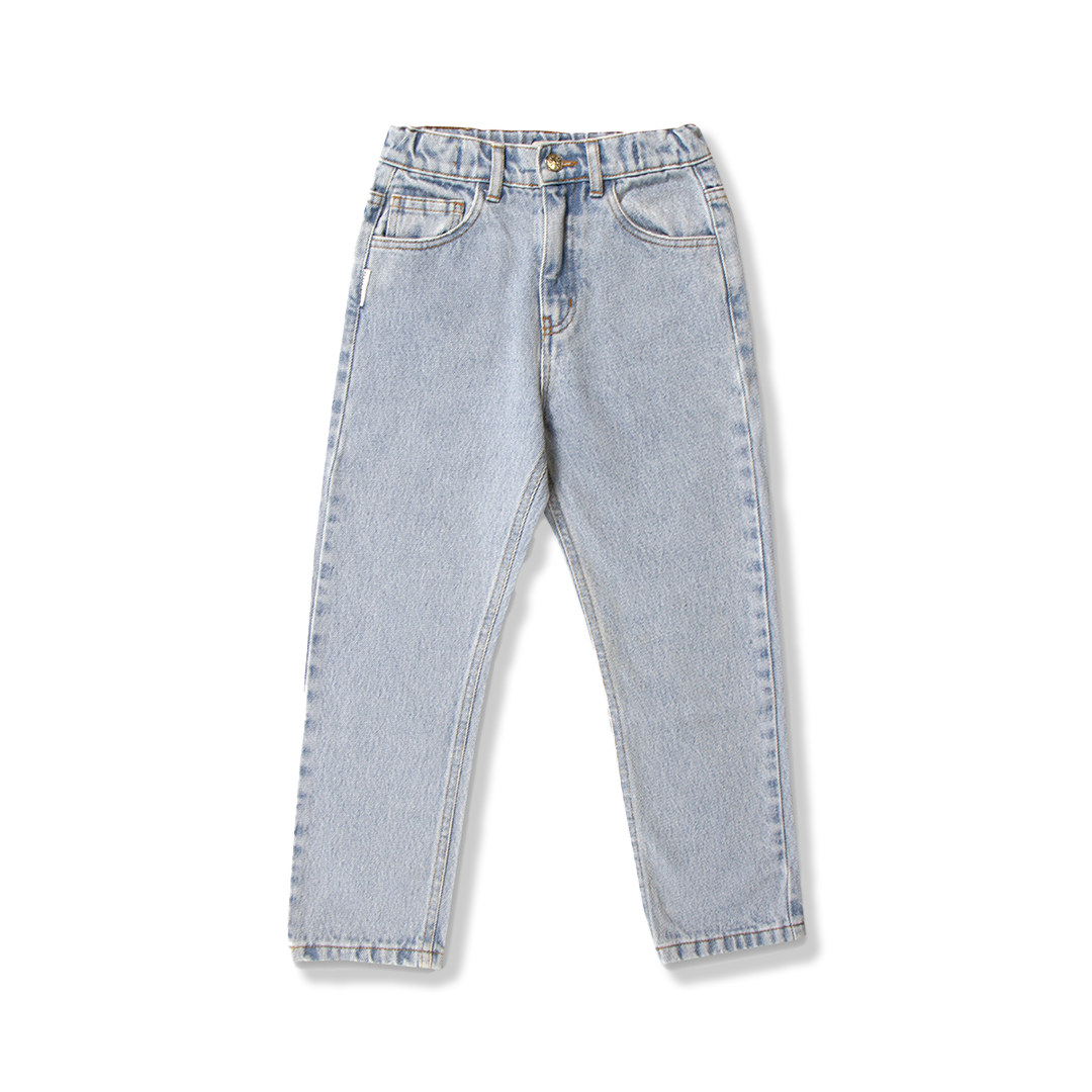 Baggy Fit Jeans | Washed Light Blue