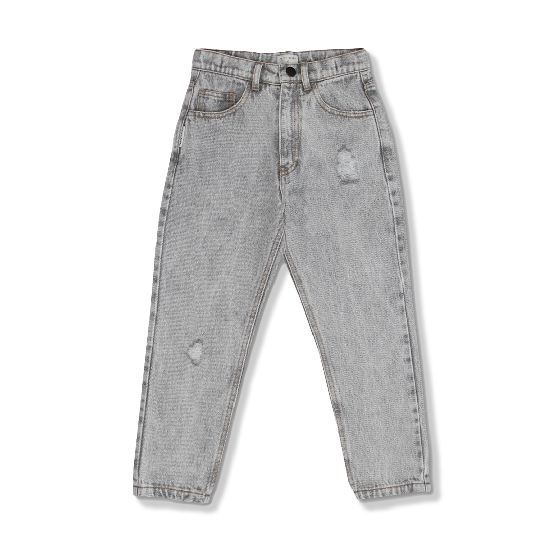 Baggy Fit Jeans  | Washed Light Grey