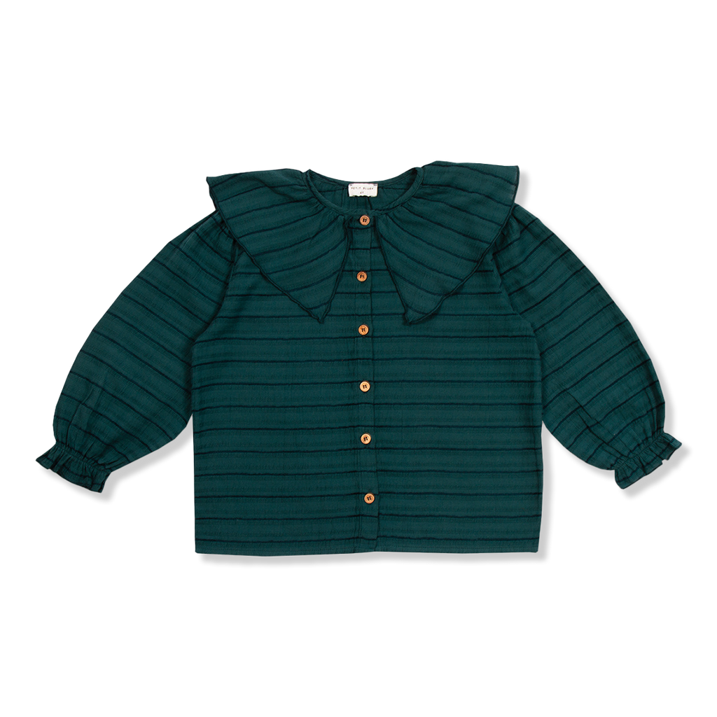 Bluse mit Bobbi-Kragen | Aventurin