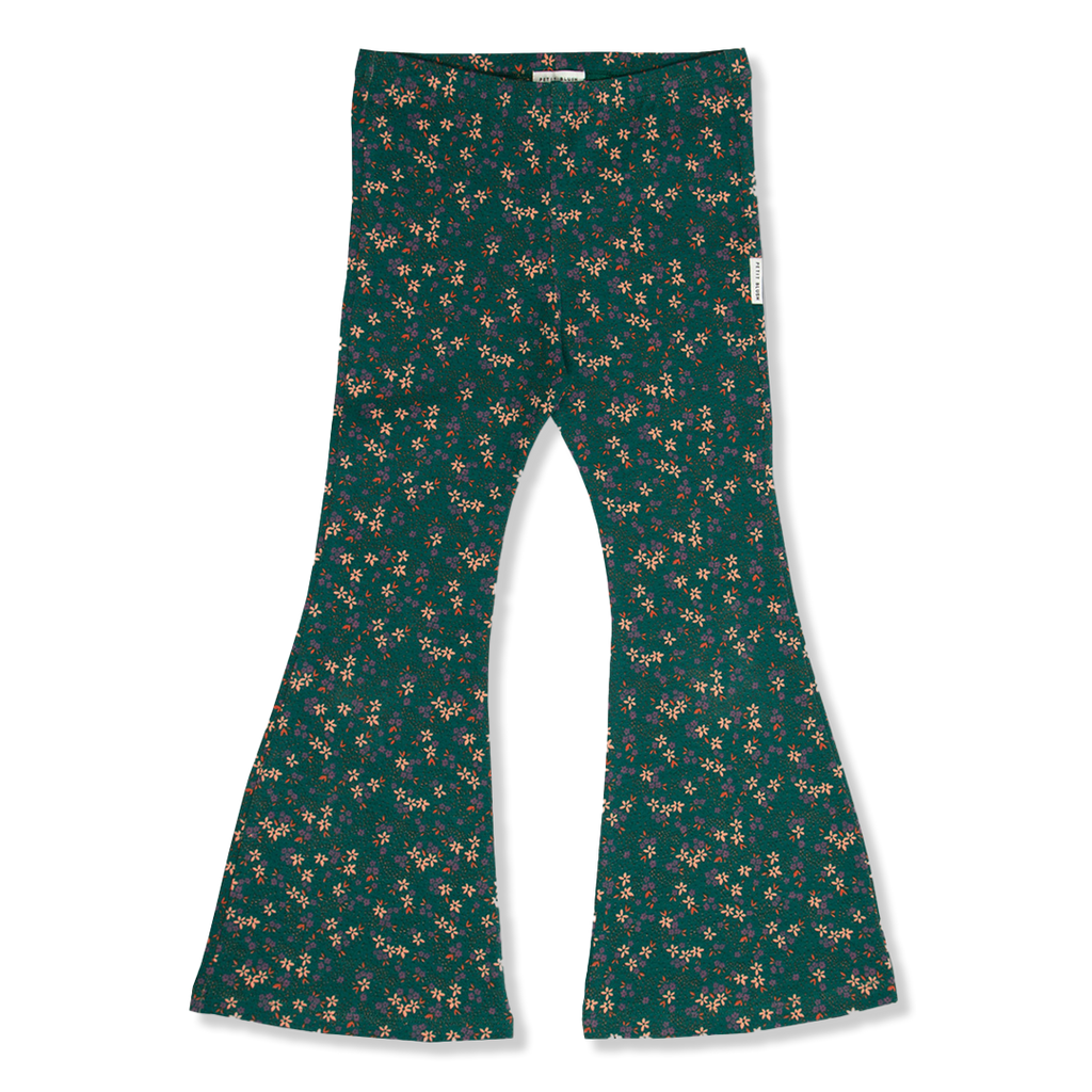 Bowie Flared Pants | Poppy Flower AOP