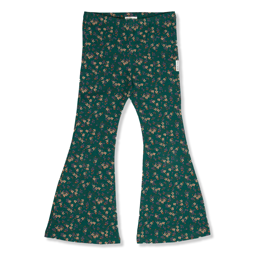 Bowie Flared Pants | Poppy Flower AOP
