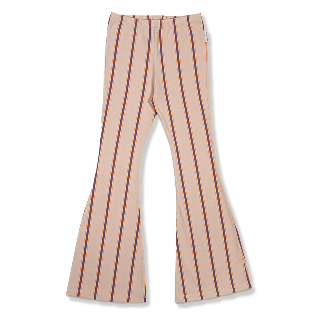 Bowie Flared Pants | Stripes AOP