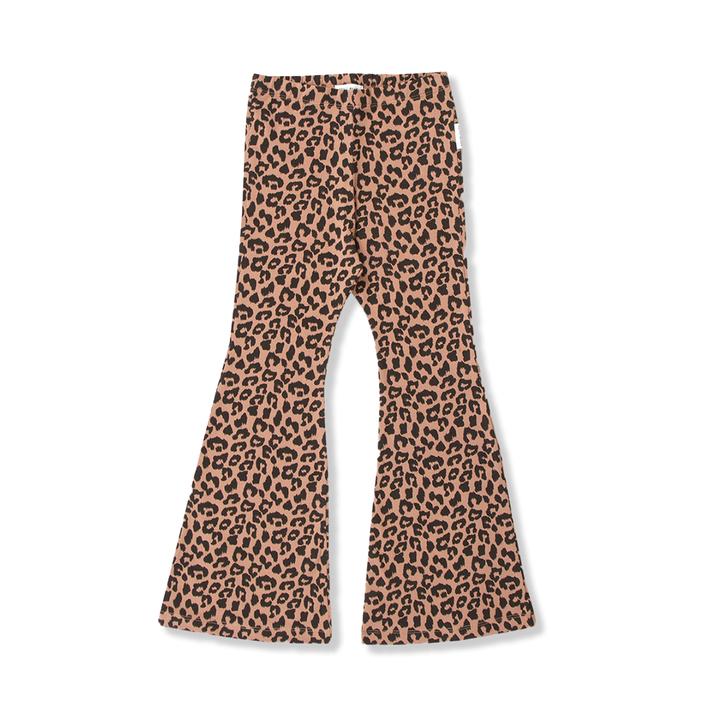 Bowie Flared Pants  | Wild Leopard AOP
