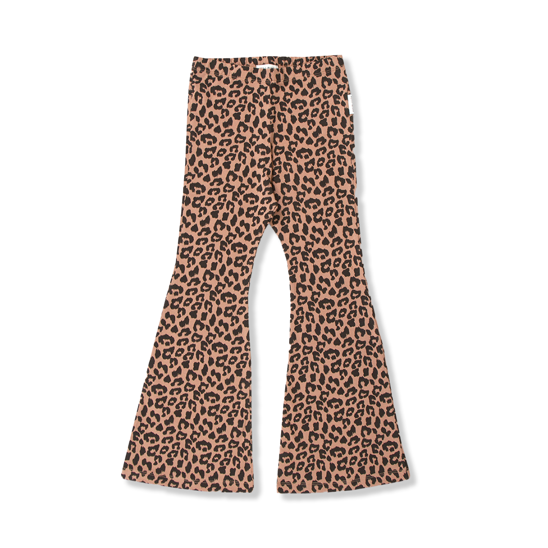 Bowie Flared Pants  | Wild Leopard AOP