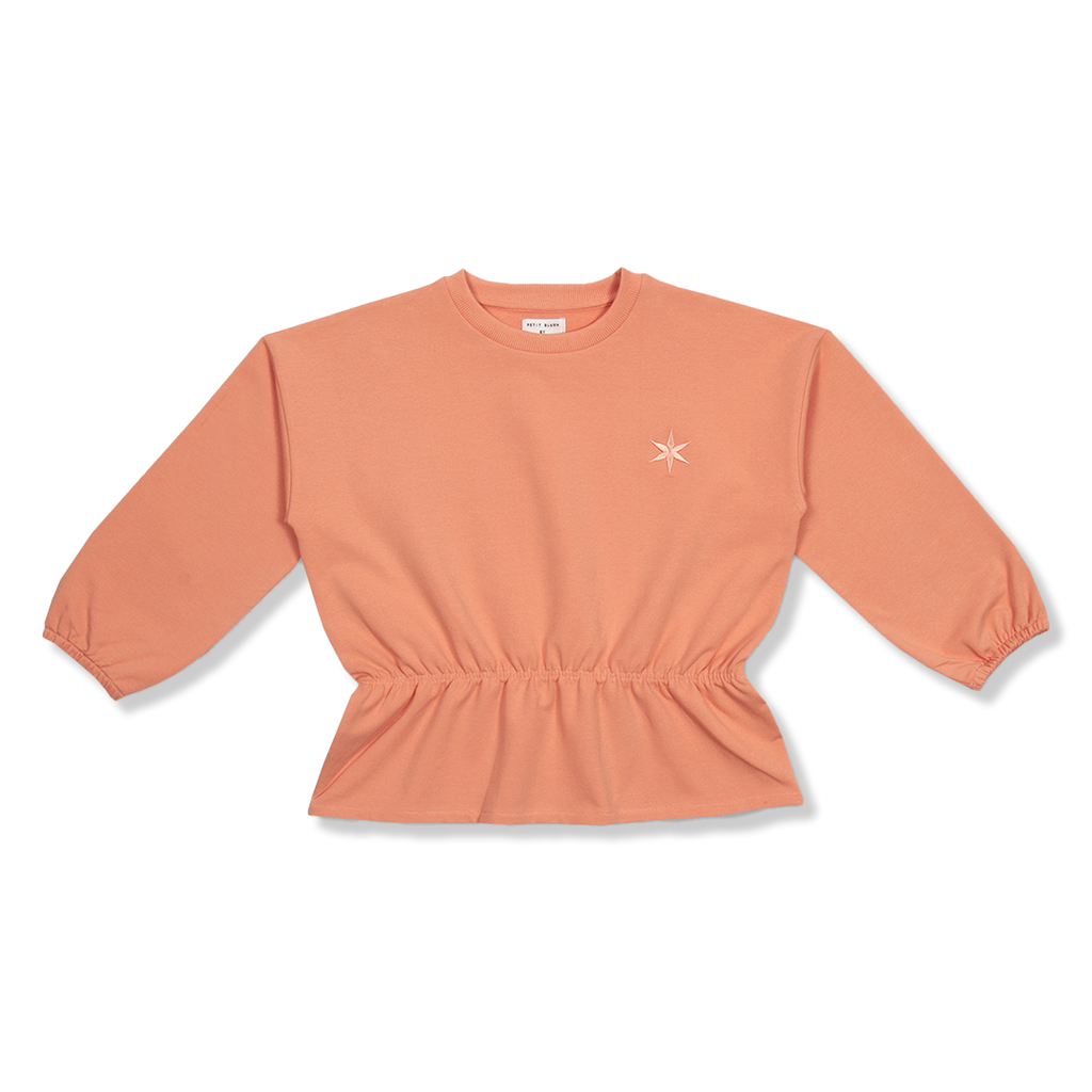 Boxy Ruffle Sweater | Canyon Sunset