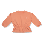 Boxy Ruffle Sweater | Canyon Sunset