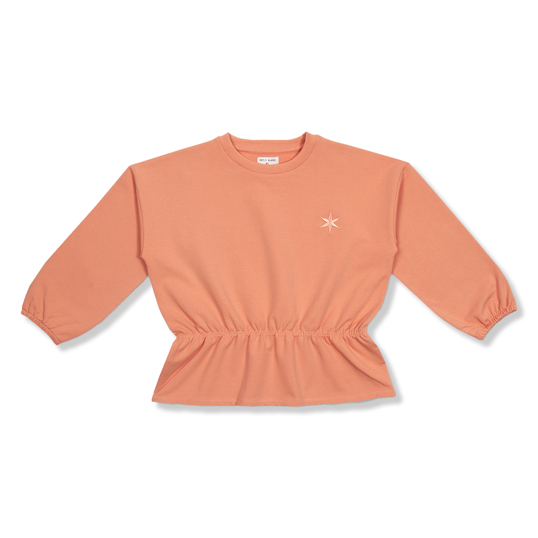 Boxy Ruffle Sweater | Canyon Sunset