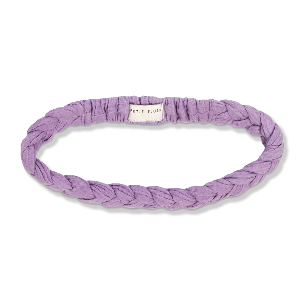 Braided Headband | Purple Rose