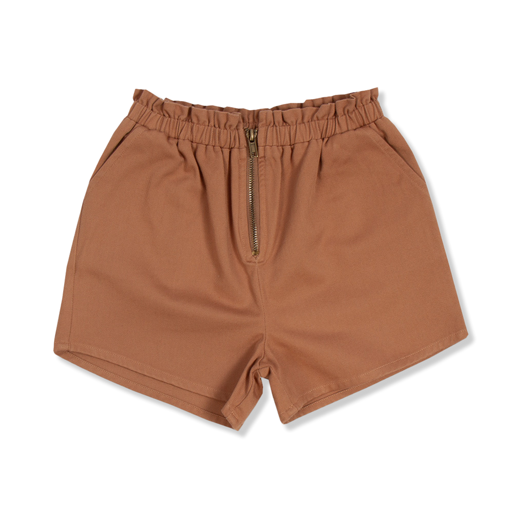 High Waist Short | Camel