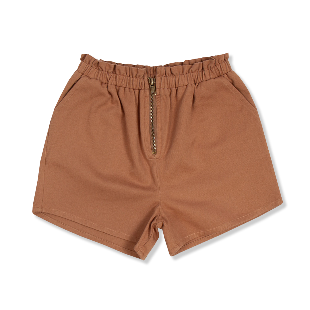 High Waist Short | Camel