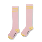 Knee Socks | Pink/Yellow Stripes