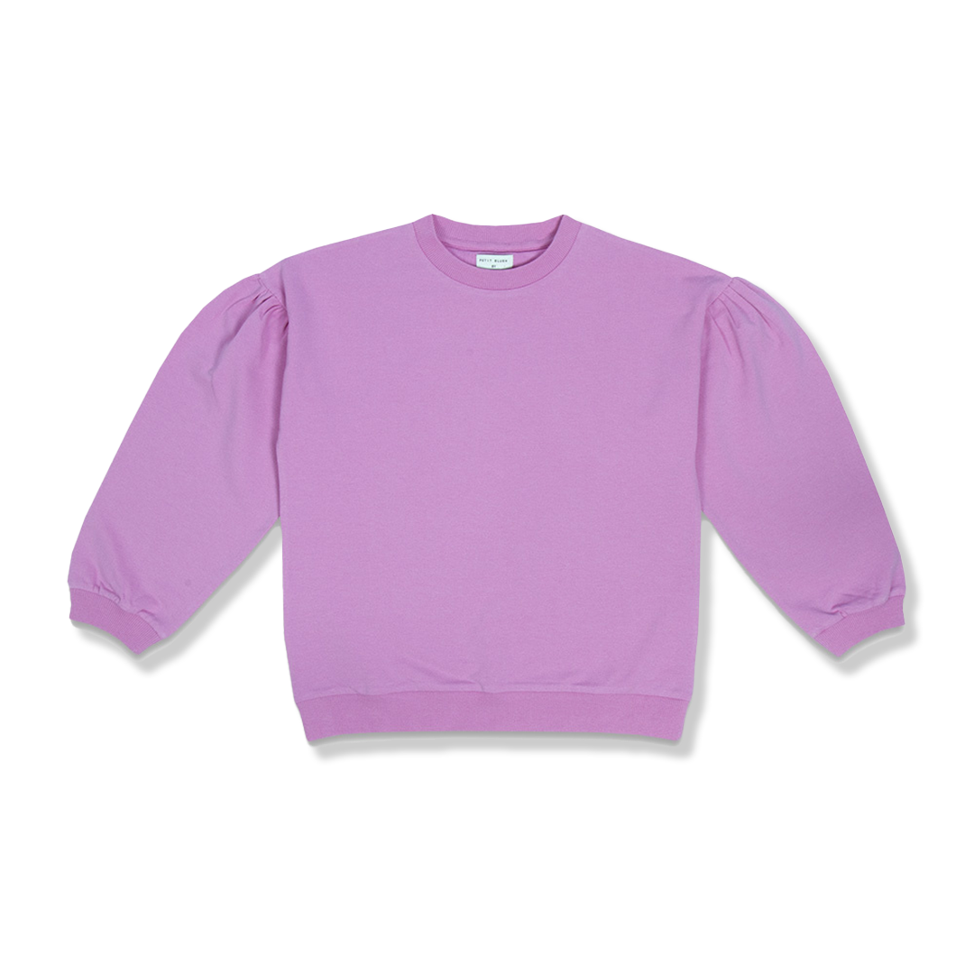 Lois Ballonpullover | Blasses Stiefmütterchen