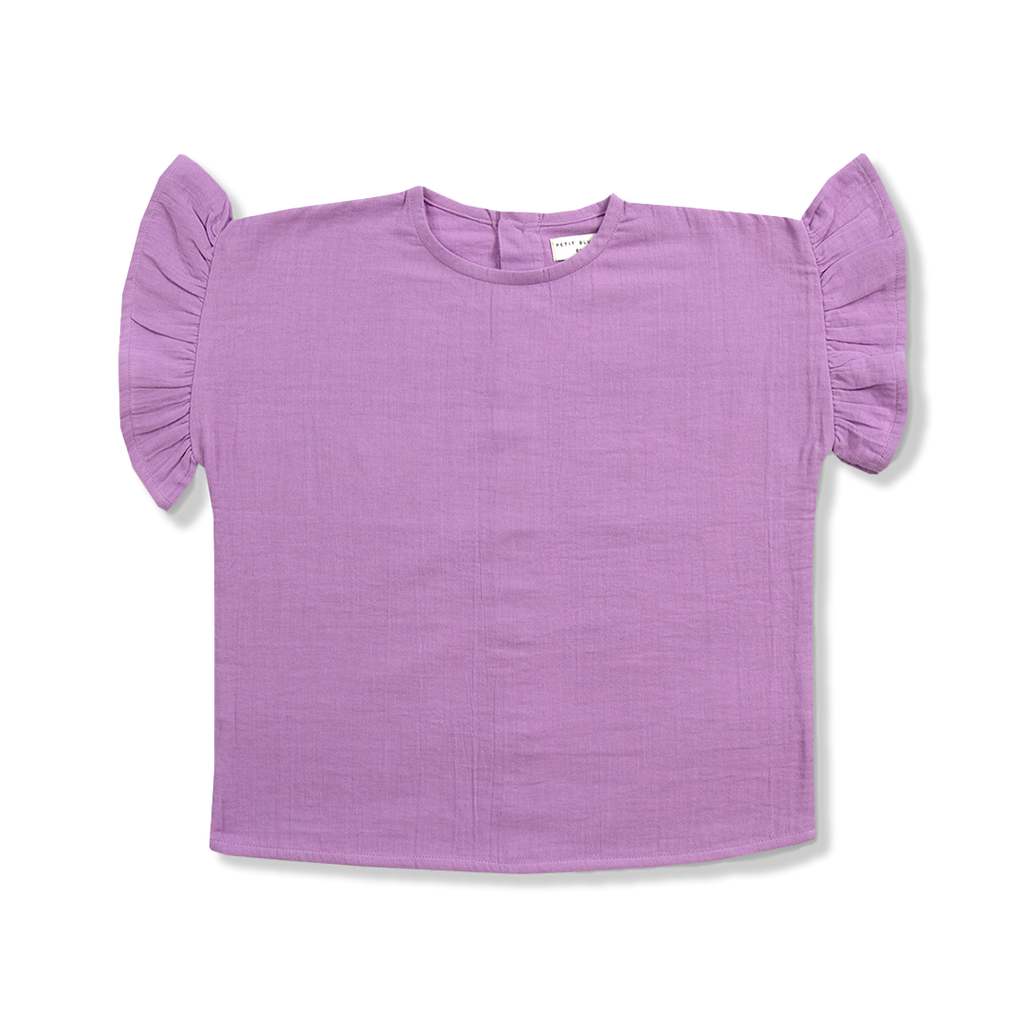 Loua Frill Blouse | English Lavender