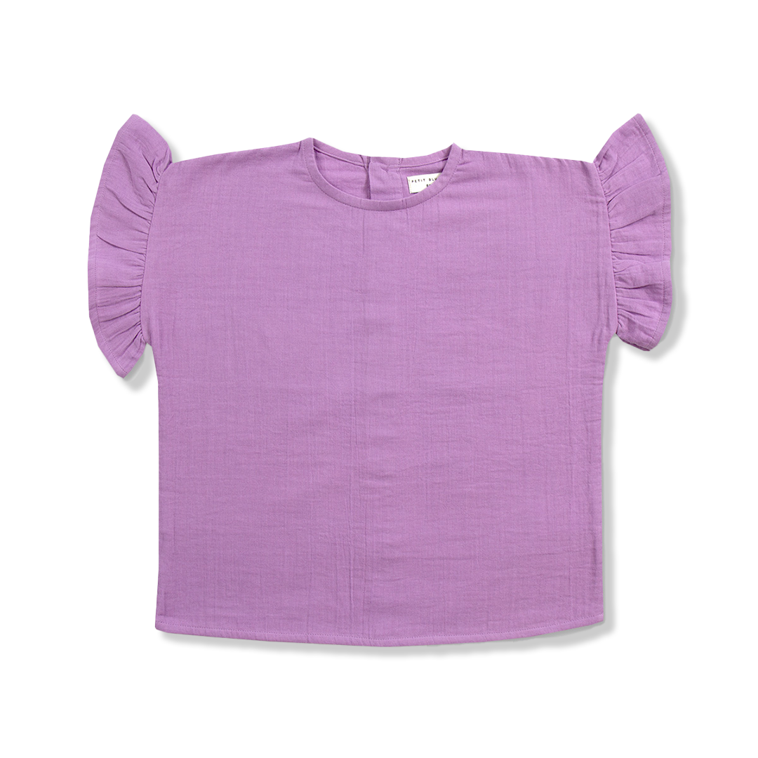 Loua Frill Blouse | English Lavender