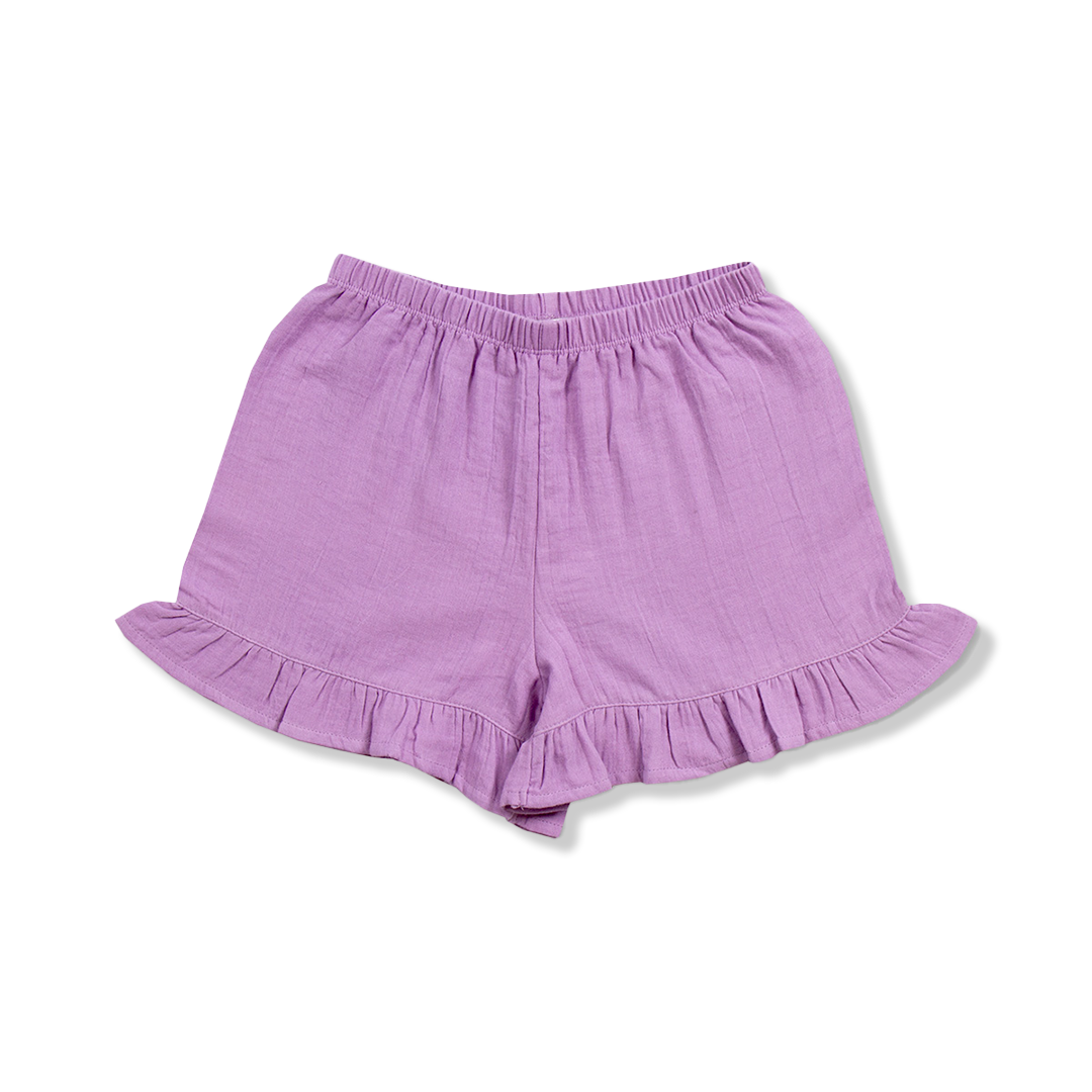 Luna Rüschenshorts | Englischer Lavendel
