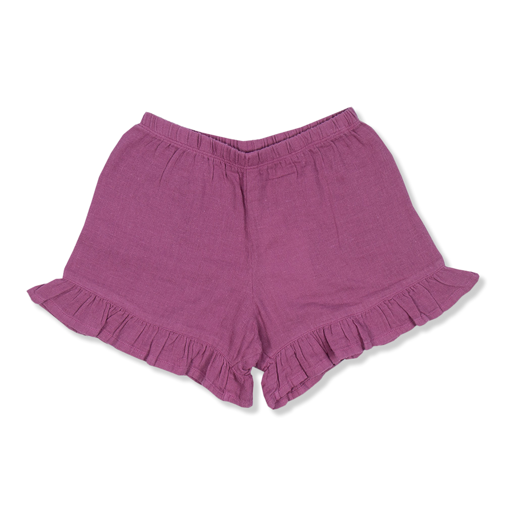 Luna Rüschenshorts | Traubennektar