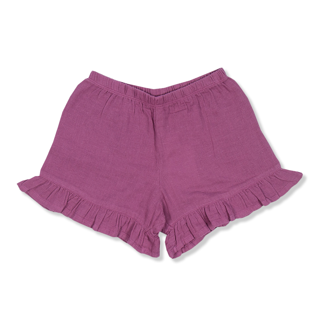 Luna Rüschenshorts | Traubennektar