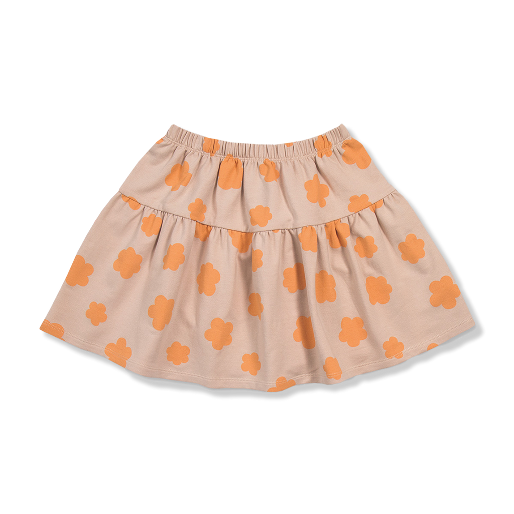 Mini Ruffle Skirt | Big Flower AOP