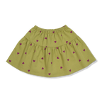 Mini Ruffle Skirt | Hearts AOP