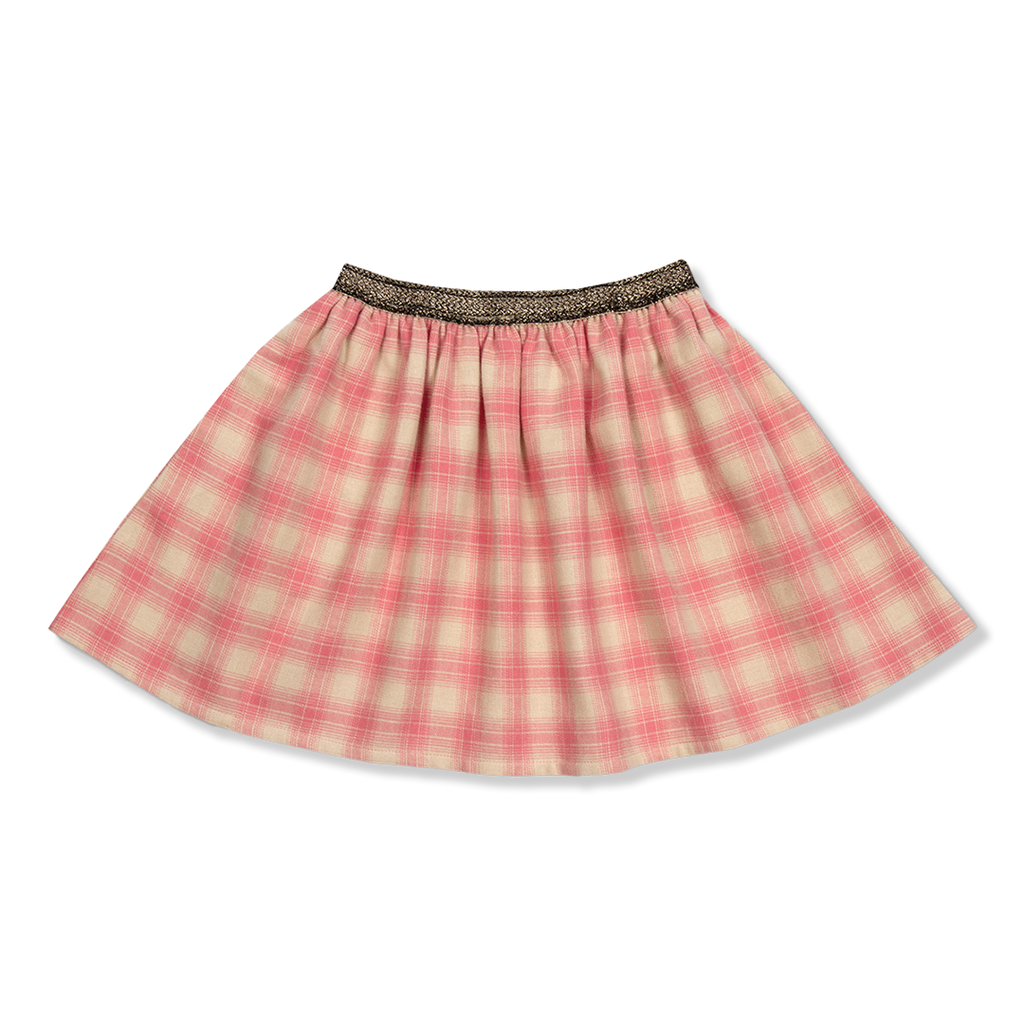 Mini Skirt | Check Rosette