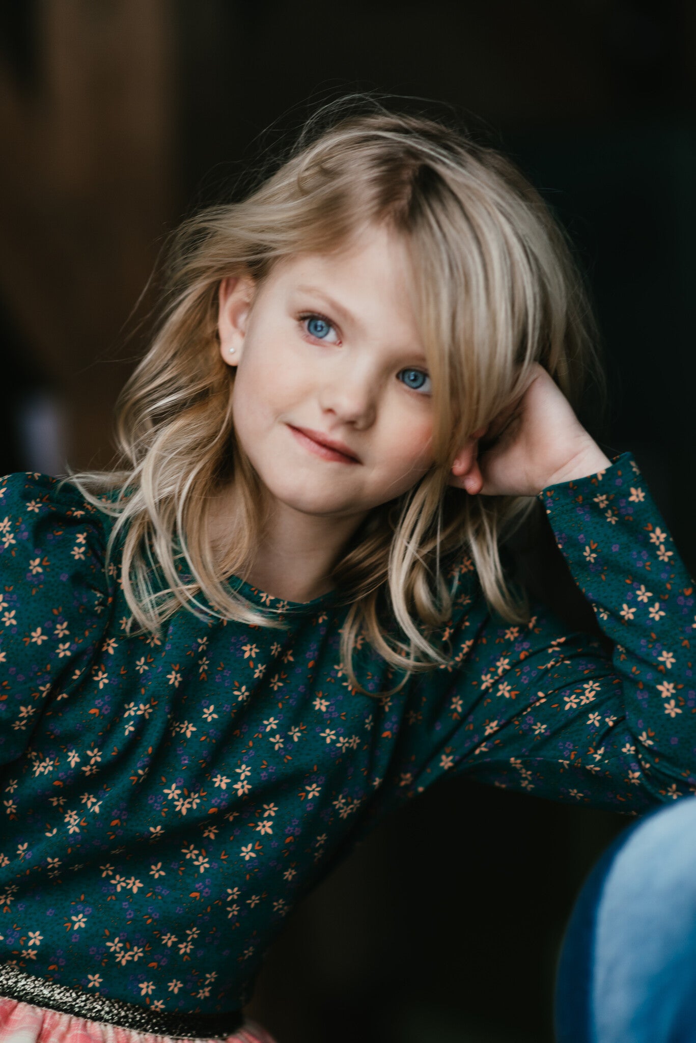 Puff Longsleeve  | Poppy Flower AOP