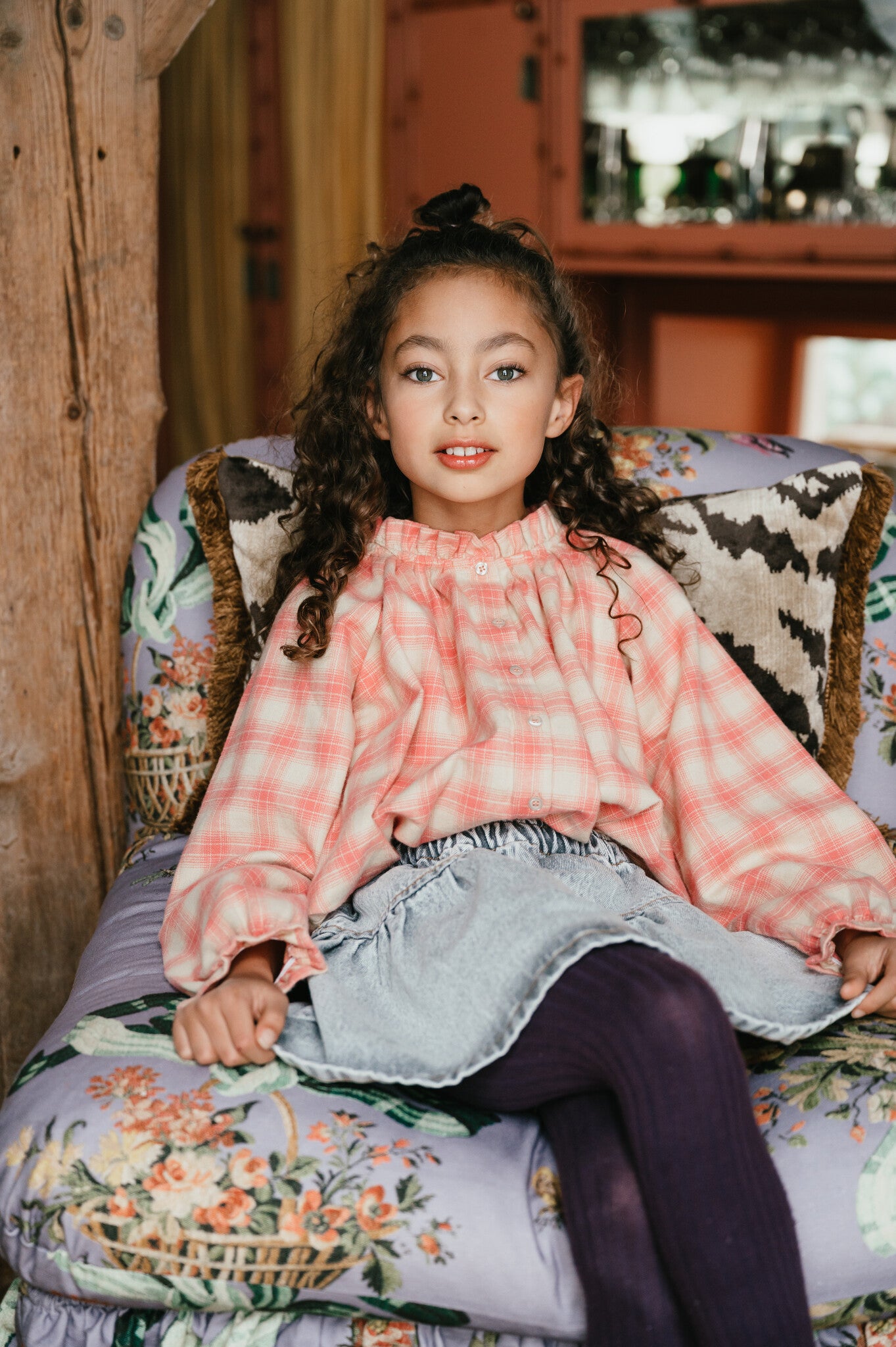 Raglan Blouse | Check Rosette