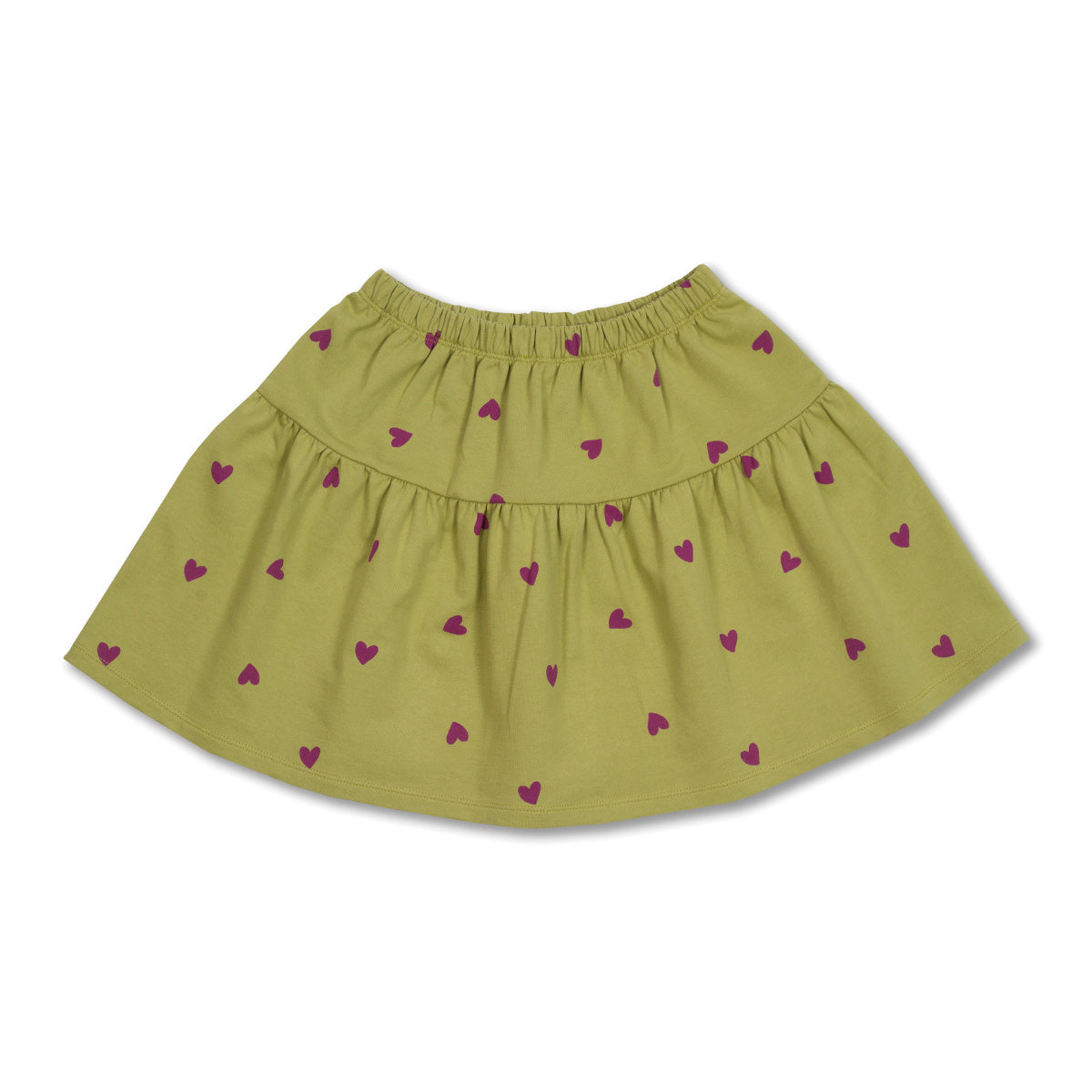 Mini Ruffle Skirt | Hearts AOP