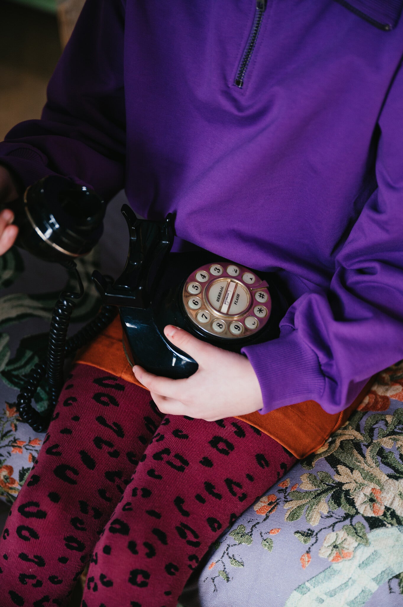 Zipper Sweater | Purple Dream