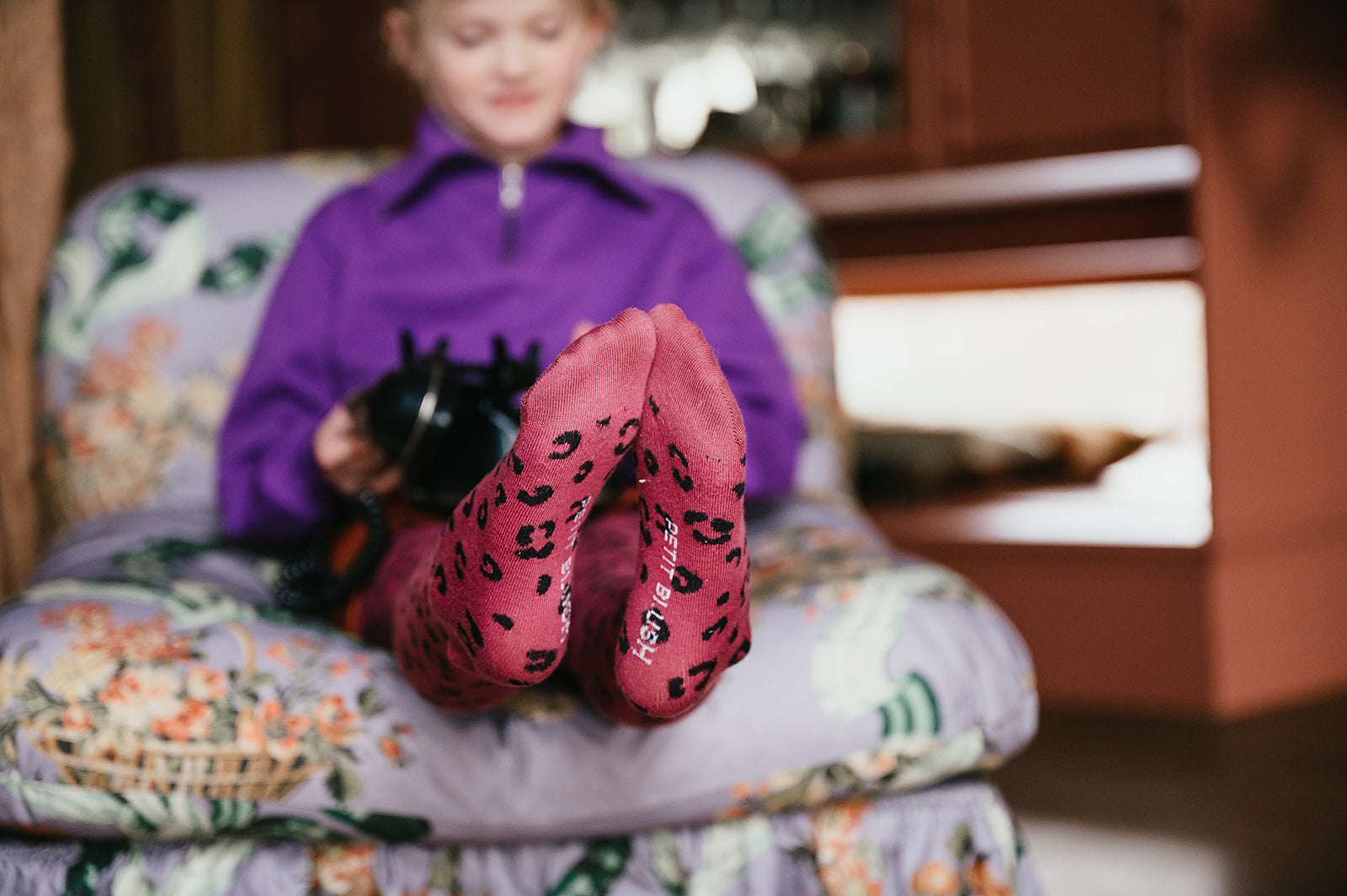 Tight | Purple Leopard AOP