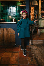 Skater Dress Balloon Sleeve | Aventurine