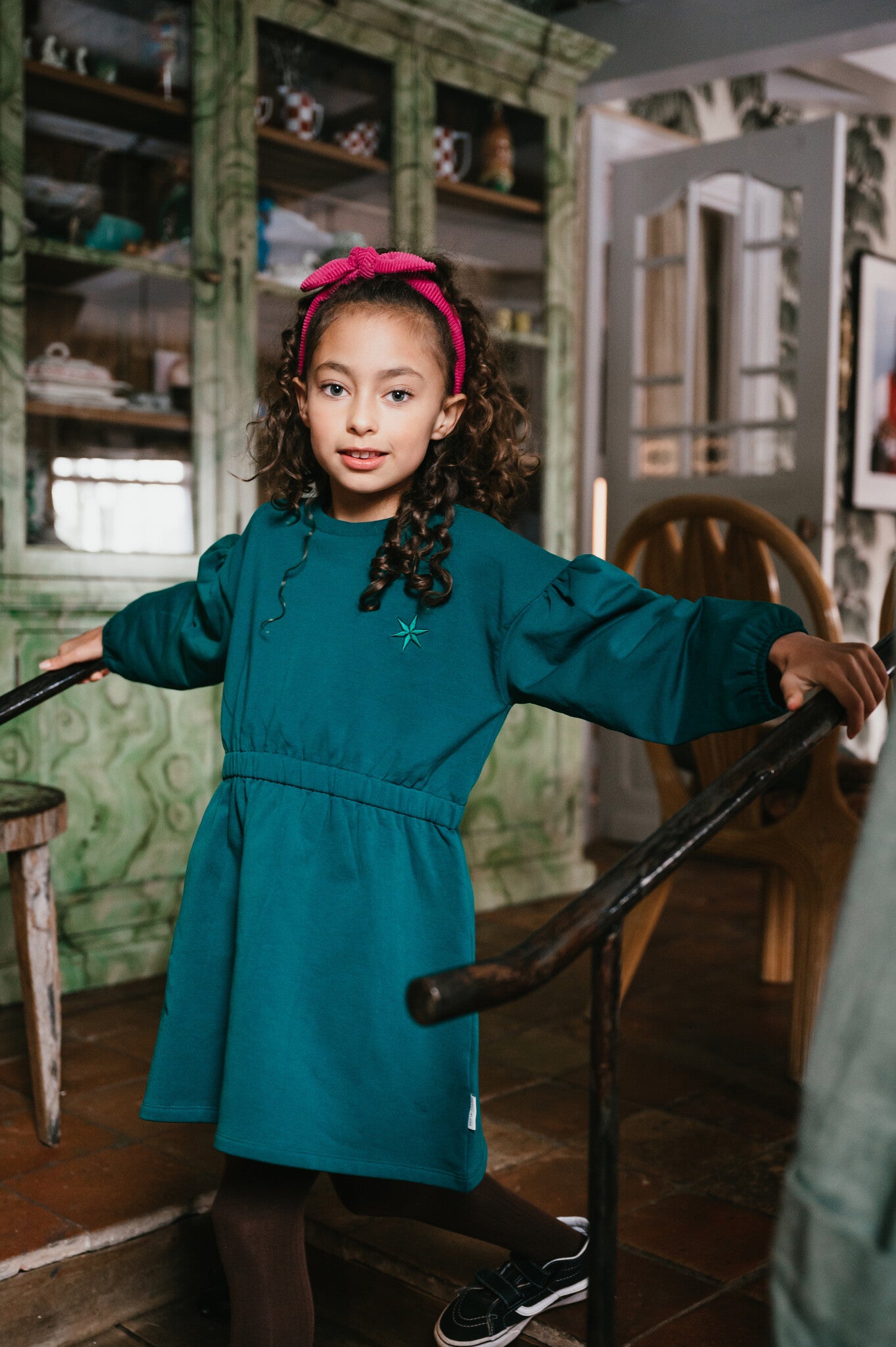 Skater Dress Ballon Sleeve | Aventurine