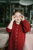 Raglan Blouse | Tibetan Red