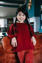Lois Ballon Sweater | Tibetan Red
