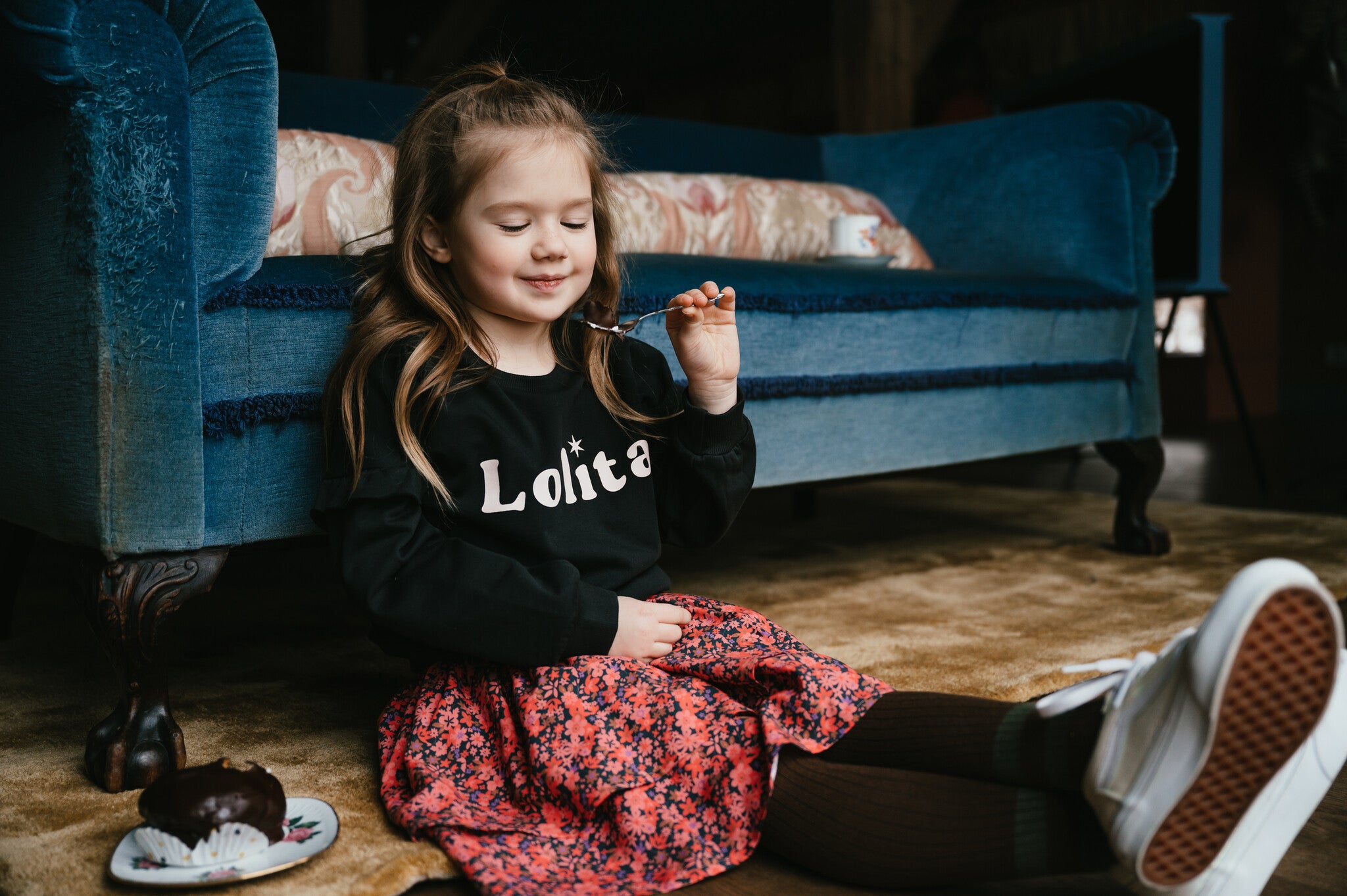 Pullover Rüsche "Lolita" | Pirat Schwarz