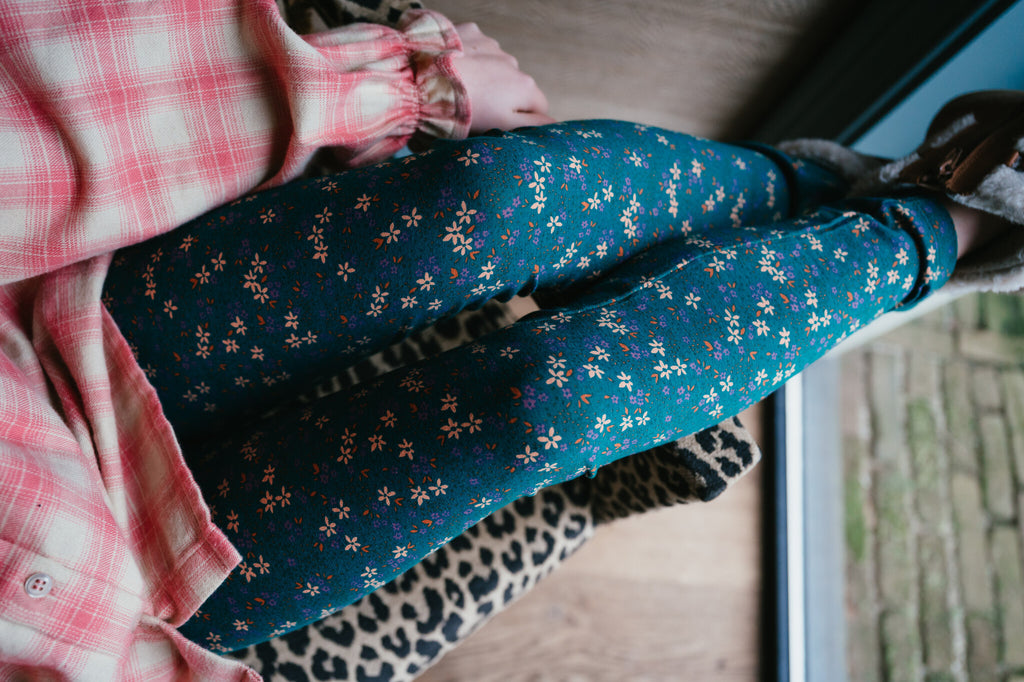 Lola Leggings | Poppy Flower AOP