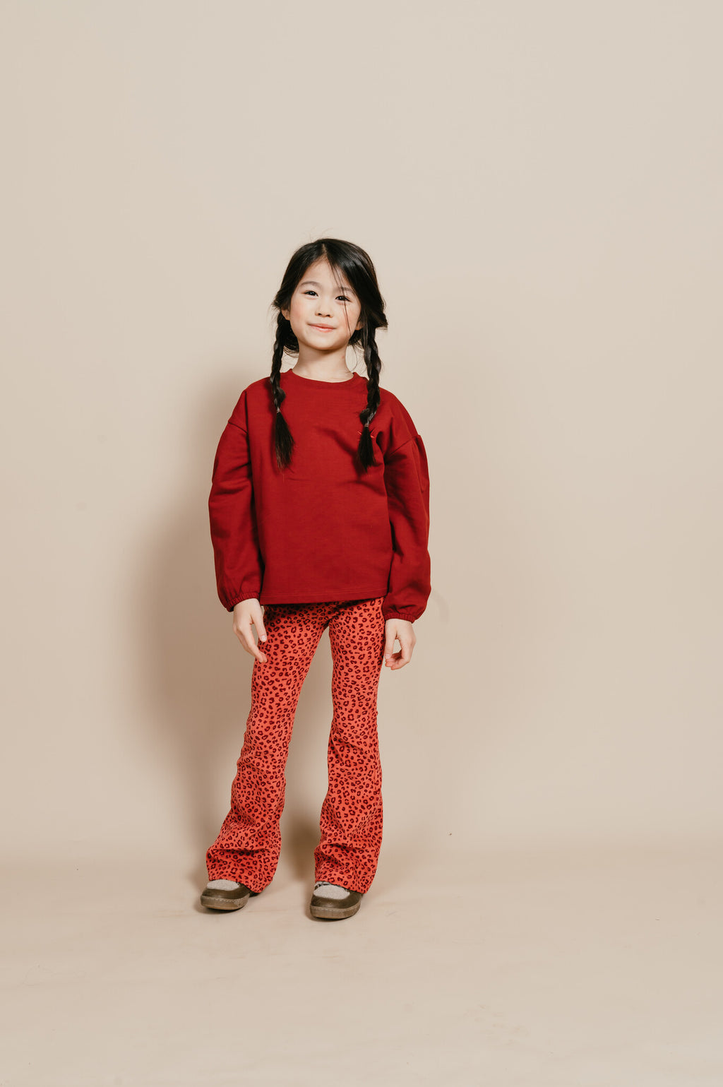 Lois Ballon Sweater | Tibetan Red