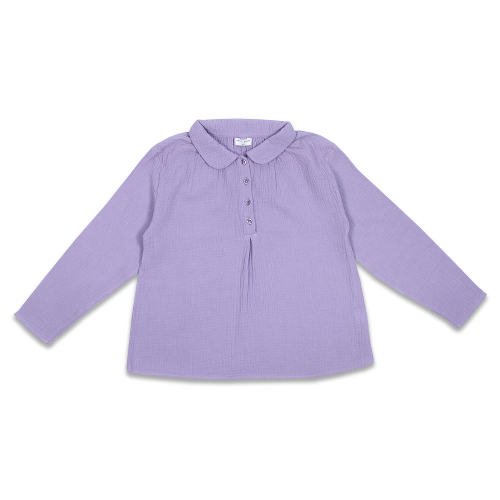 Kragenbluse | Lila Rose