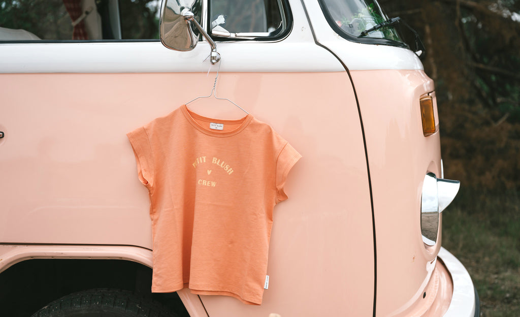 Petit Blush Crew Tee | Canyon Sunset