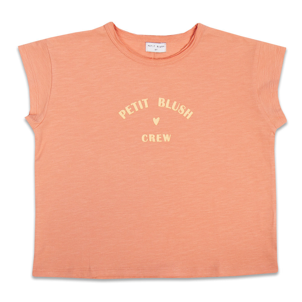 Petit Blush Crew Tee | Canyon Sunset