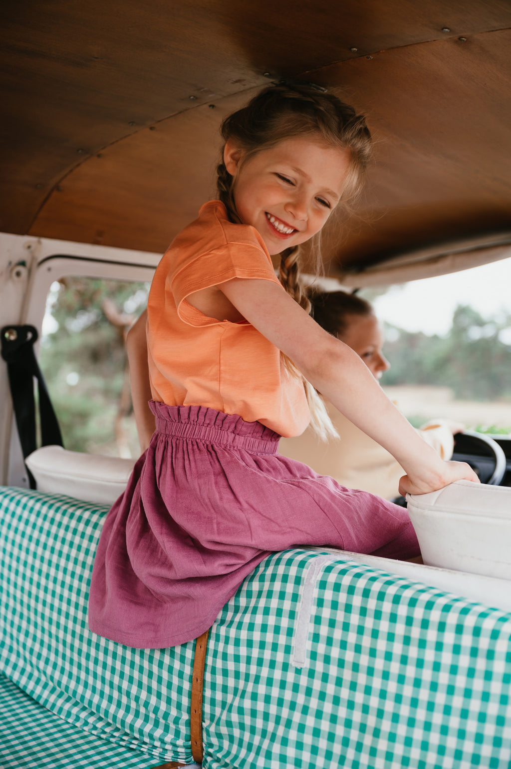 Petit Blush Crew Tee | Canyon Sunset