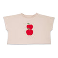 Apple Tee | White smoke