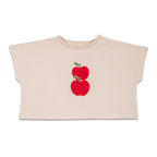 Apple Tee | White smoke