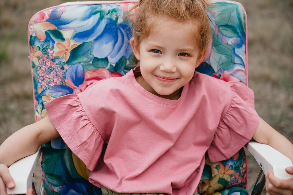 Bella Ruffle Tee | Foxclove