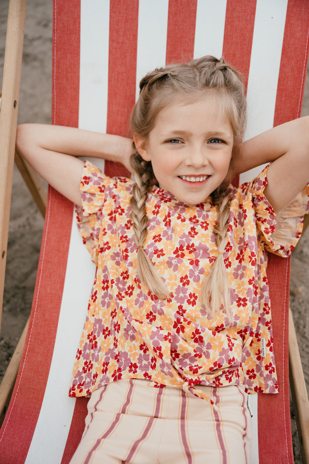 Knoten T-Shirt | Wildblumen AOP