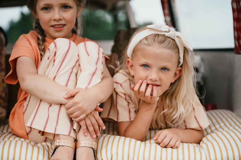 Bowie Schlaghose | Streifen AOP